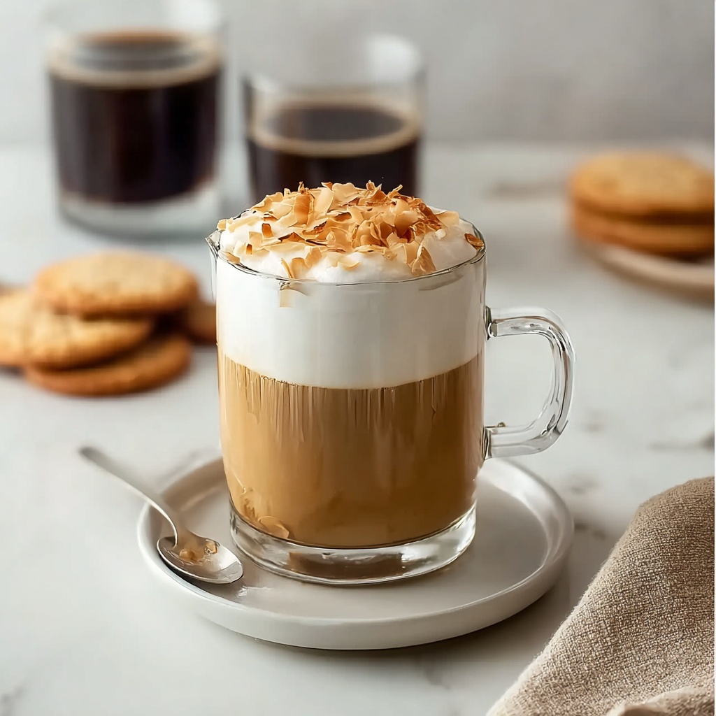 Iced Coconut Milk Latte Recipe - Recipe Image