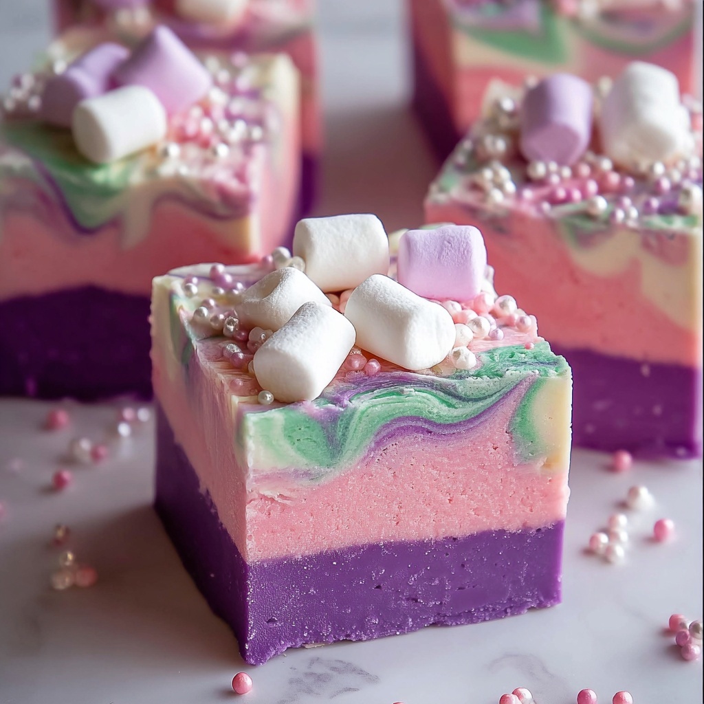 Unicorn Fudge Recipe - Recipe Image