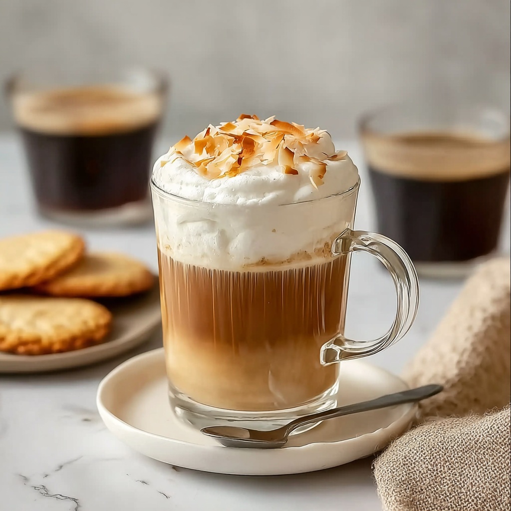 Iced Coconut Milk Latte Recipe - Recipe Image